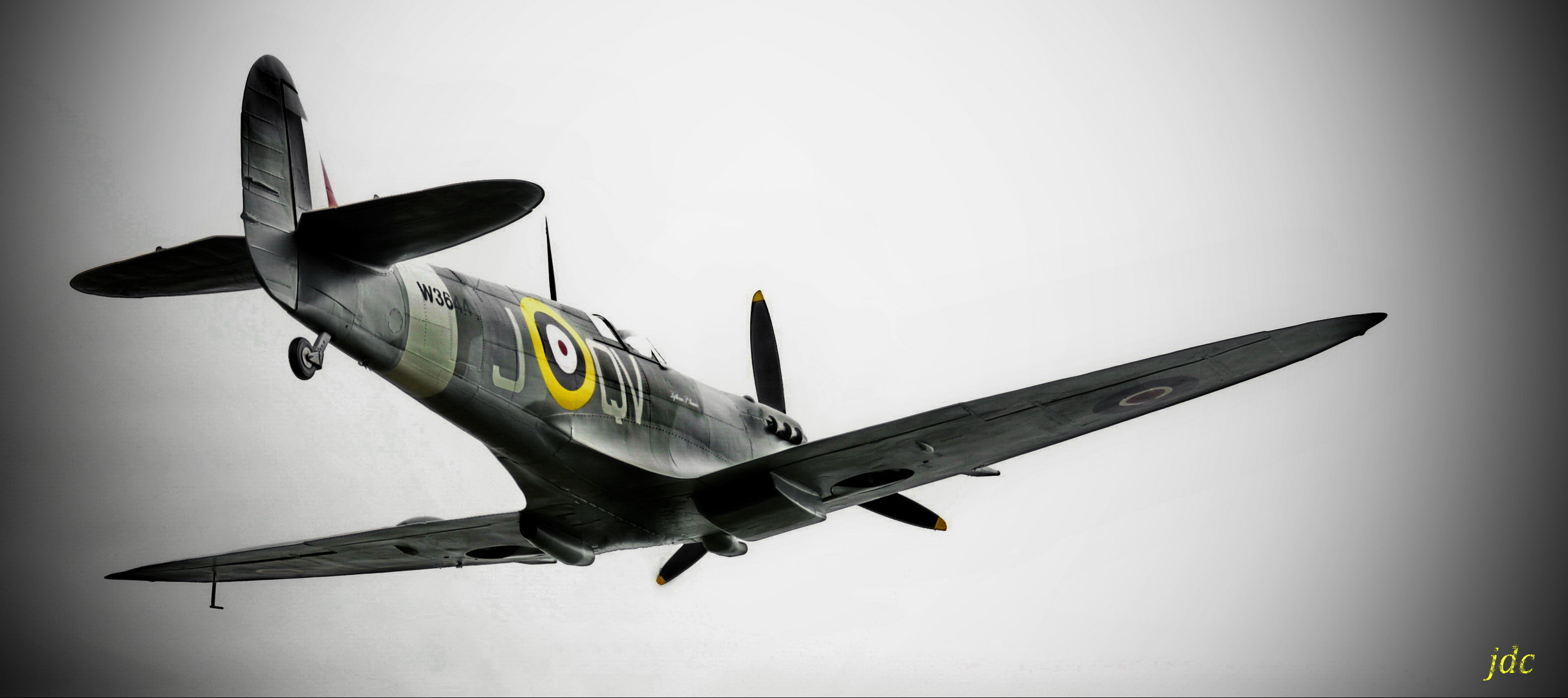 Spitfire at Fairhaven Lake, Lytham Lancashire