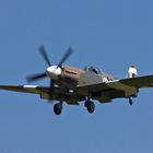 Spitfire im Landeanflug