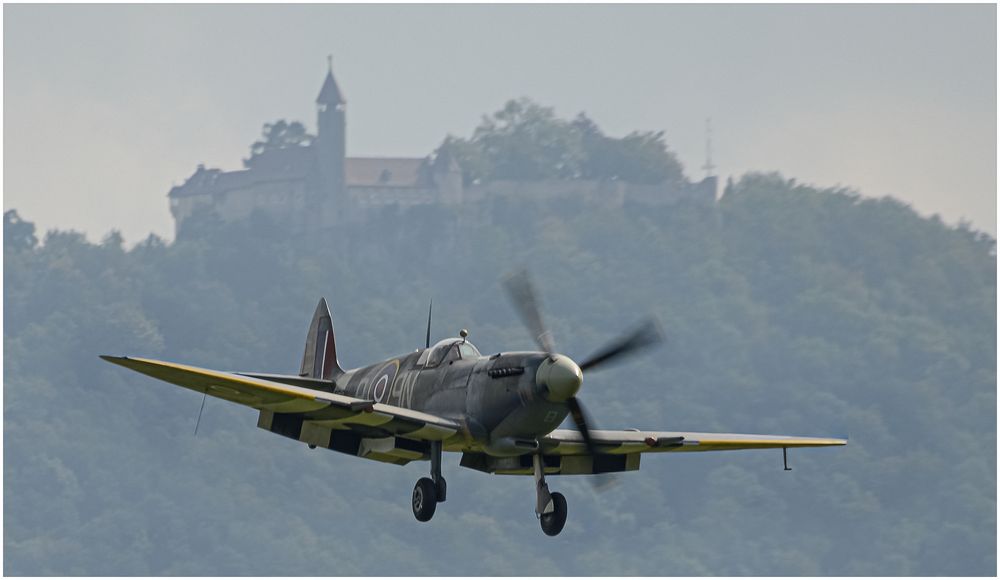 Spitfire vor der Teck