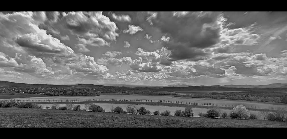 Spitzberg Panorama SW - Oberlausitz