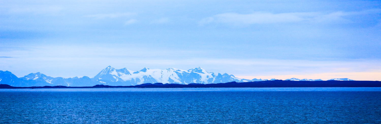 Spitzbergen in Sicht