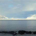 Spitzbergen Panorama mit Segelschiff