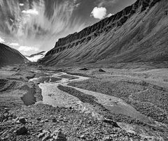 SPITZBERGEN Tempelfjord Schmelzwasser 