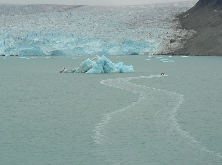 Spitzbergen11 - auf der Fahrt zum Gletscher