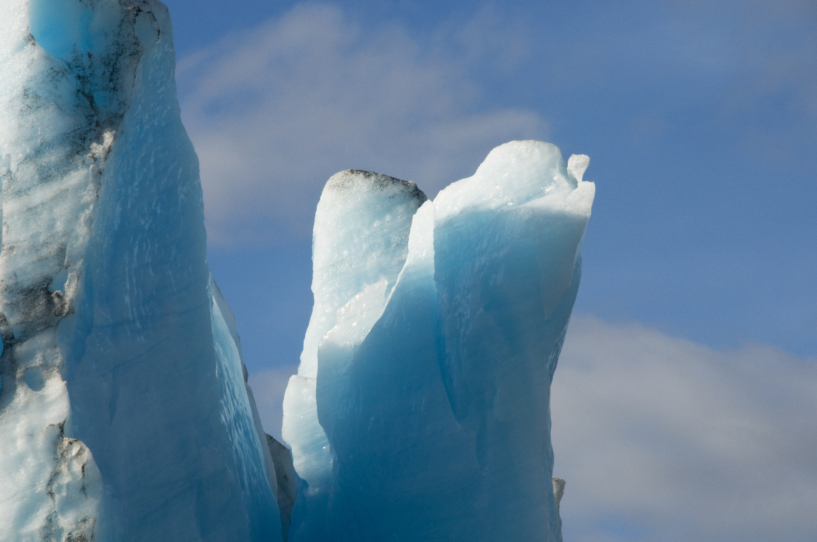 Spitze des Iceberges am Inner Lake George (Alaska)