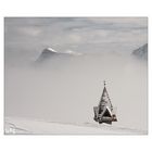 Spitzen im Nebel - Dolomiten