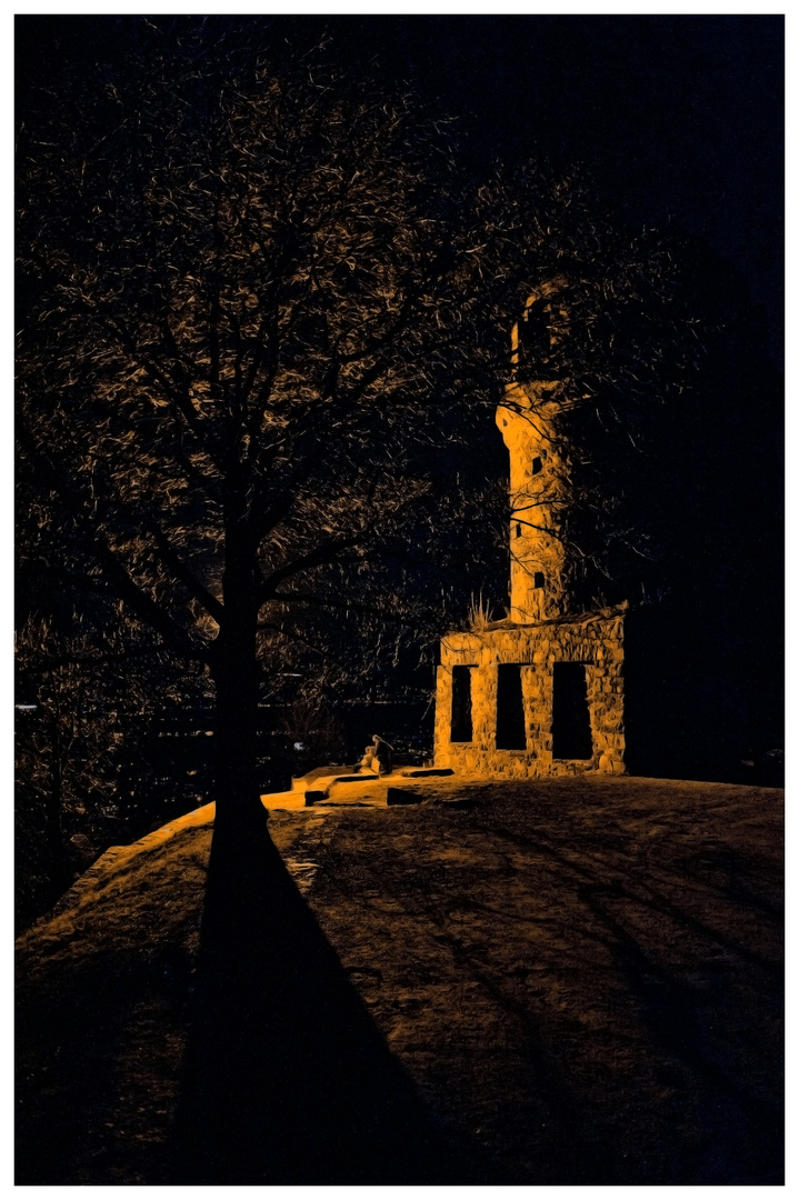 Spitzhaus (Radebeul) Im Magischem Licht