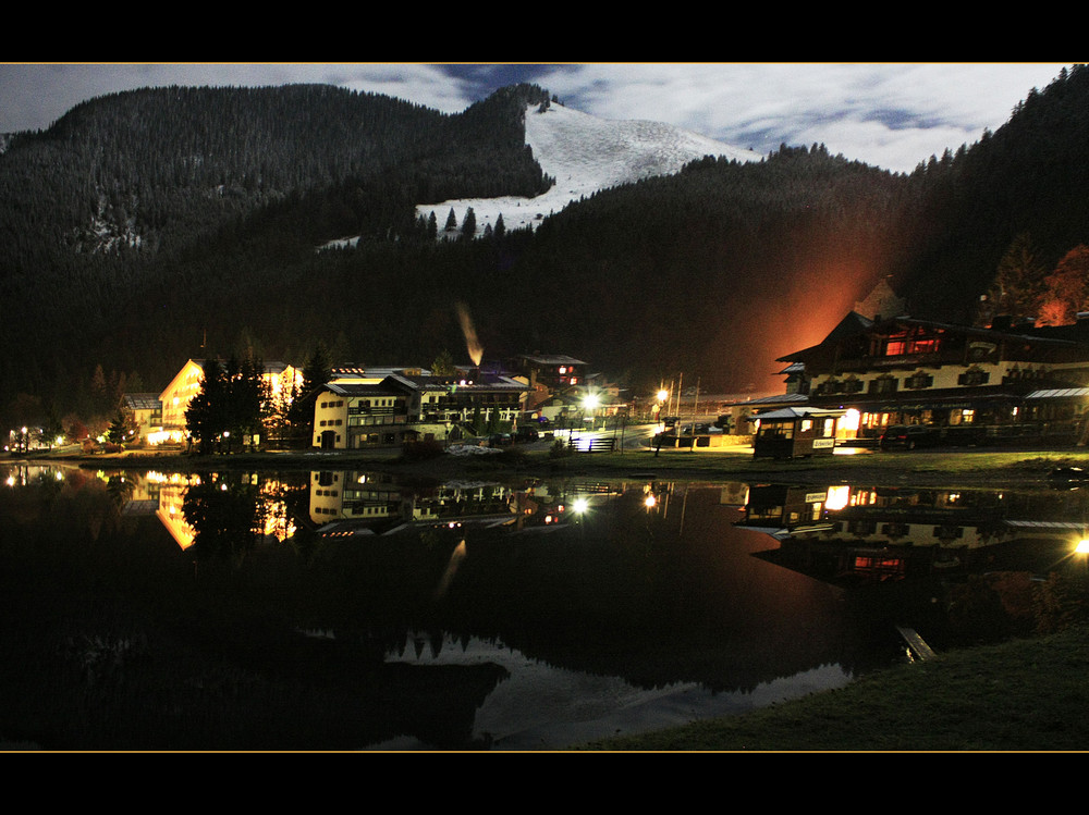 Spitzingsee bei Nacht