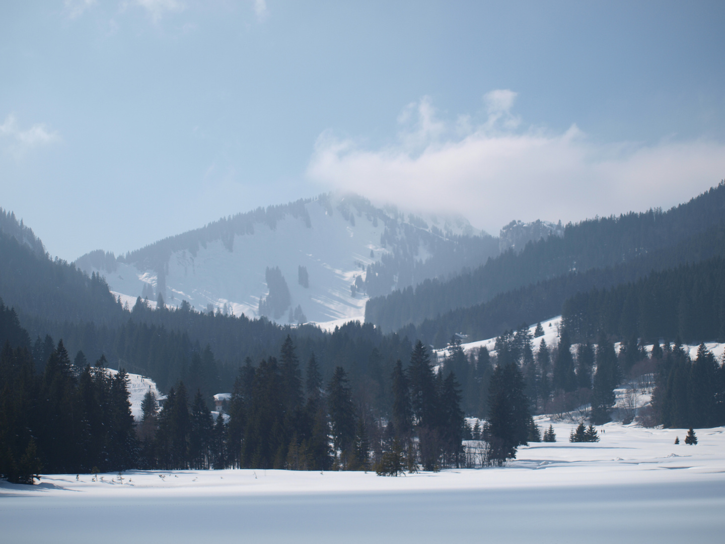 Spitzingsee Ende März 2013