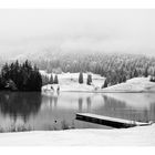 Spitzingsee in den Alpen