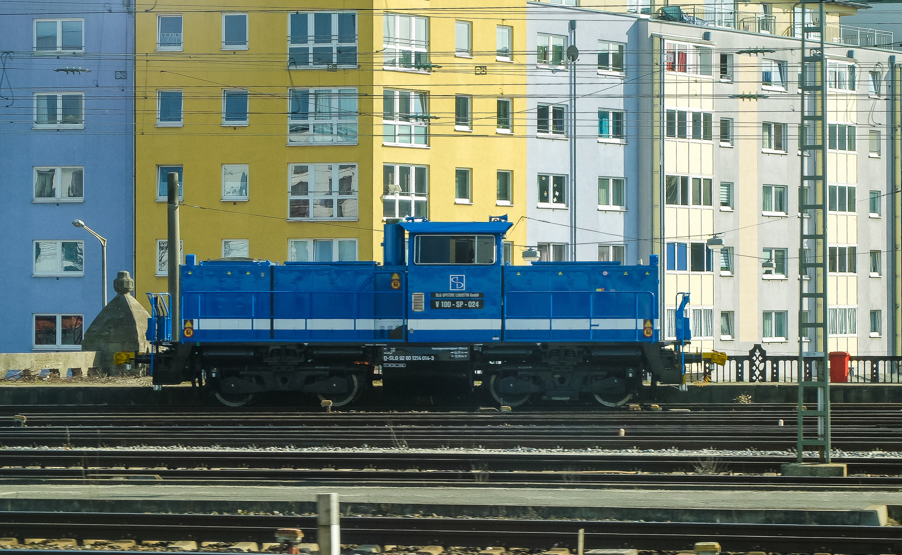 Spitzke rangiert in Nürnberg Hbf