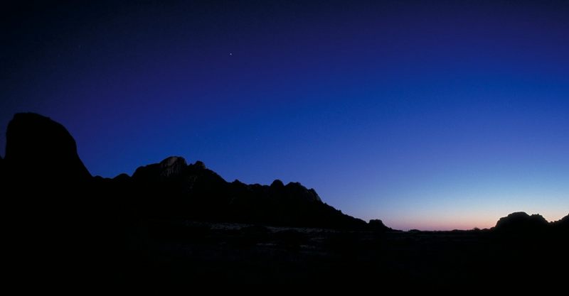 Spitzkoppe at night