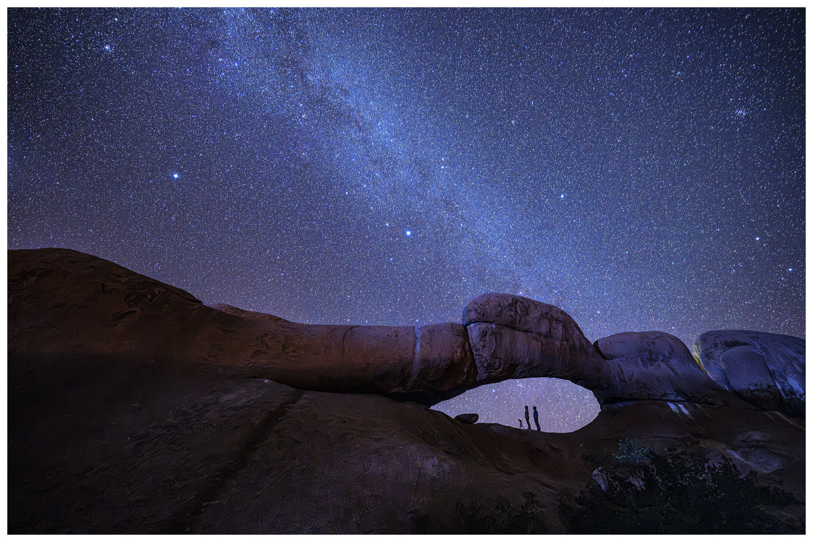 Spitzkoppe mit Milchstrasse