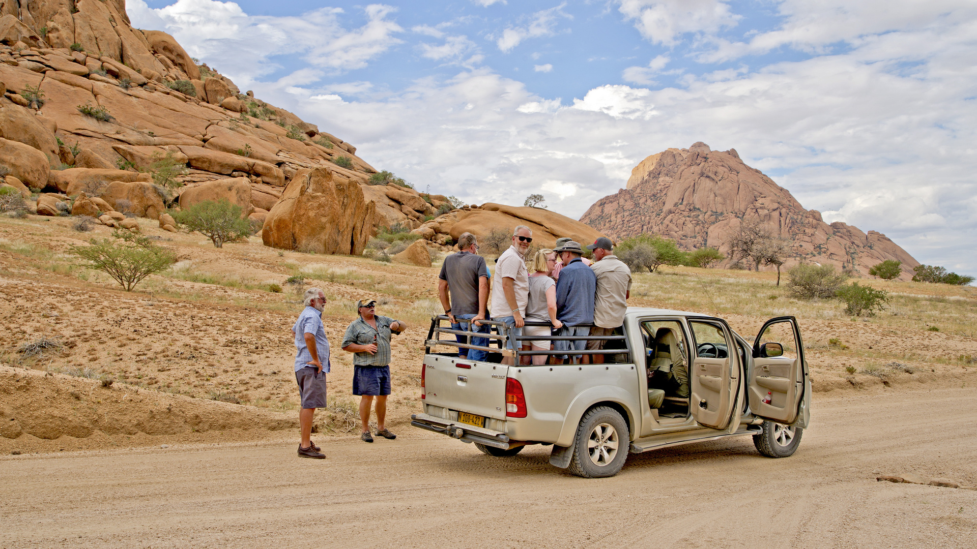 Spitzkoppe / Namibia Sammeltransport