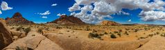 Spitzkoppe, weites Land.