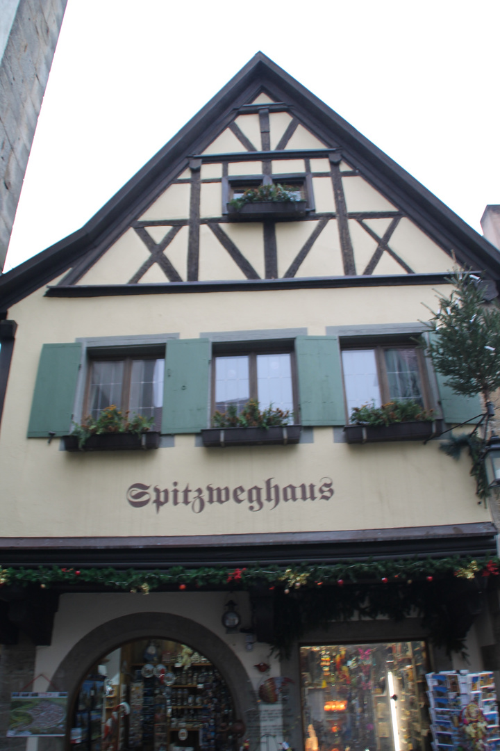 Spitzweghaus in Rothenburg o.d.T.