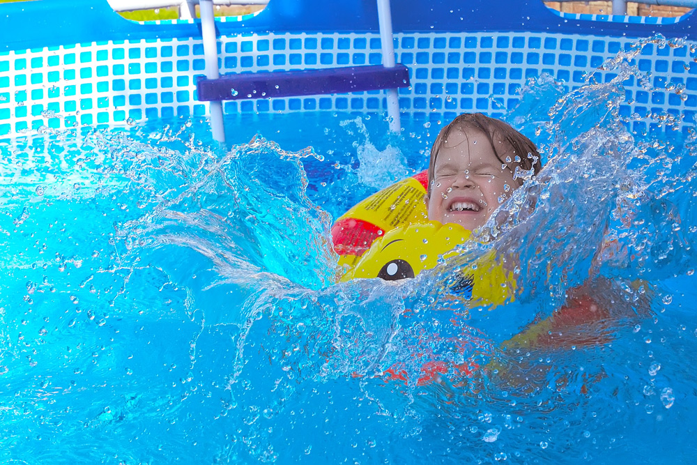 Splash Challenge im heimischen Pool