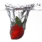 Splash mit Erdbeer