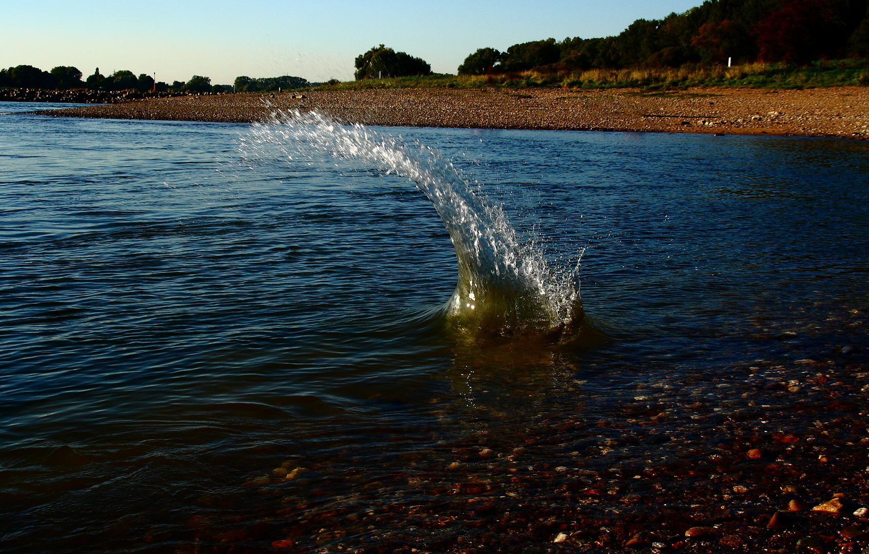 splish splash a stone was taking a bath