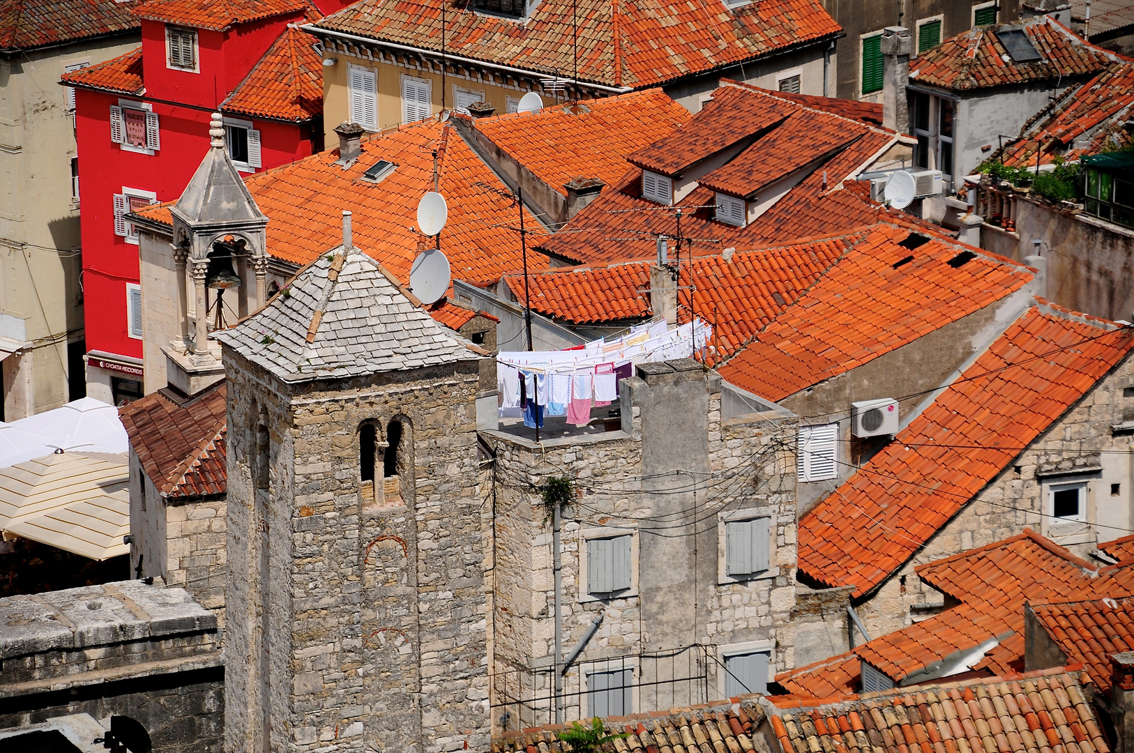 Split: Blick vom Glockenturm