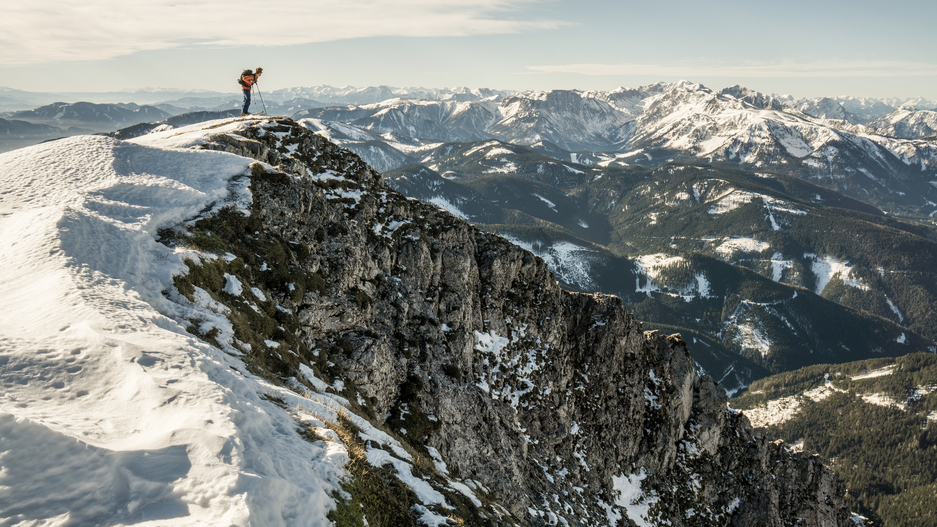 Splitboarding at home in Austria!