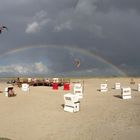 SPO Regenbogen über dem Kitestrand