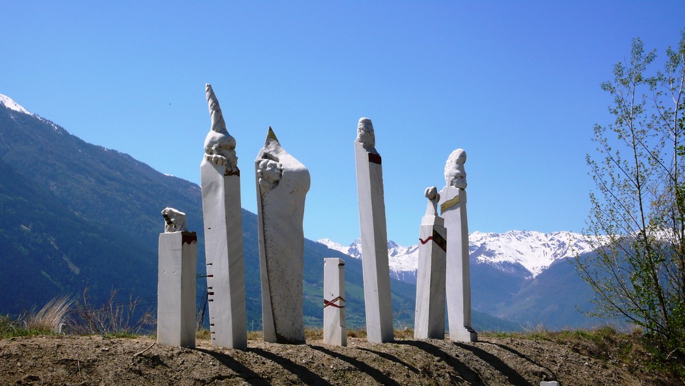 Spöttersäulen,Laaser Marmor,Südtirol