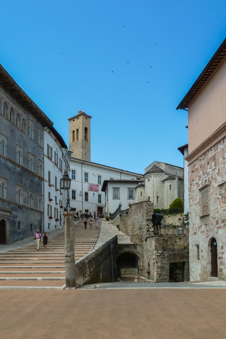 Spoleto Domplatztreppen