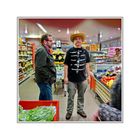 spontaneous double Portrait in a Supermarket (IJzendijke)