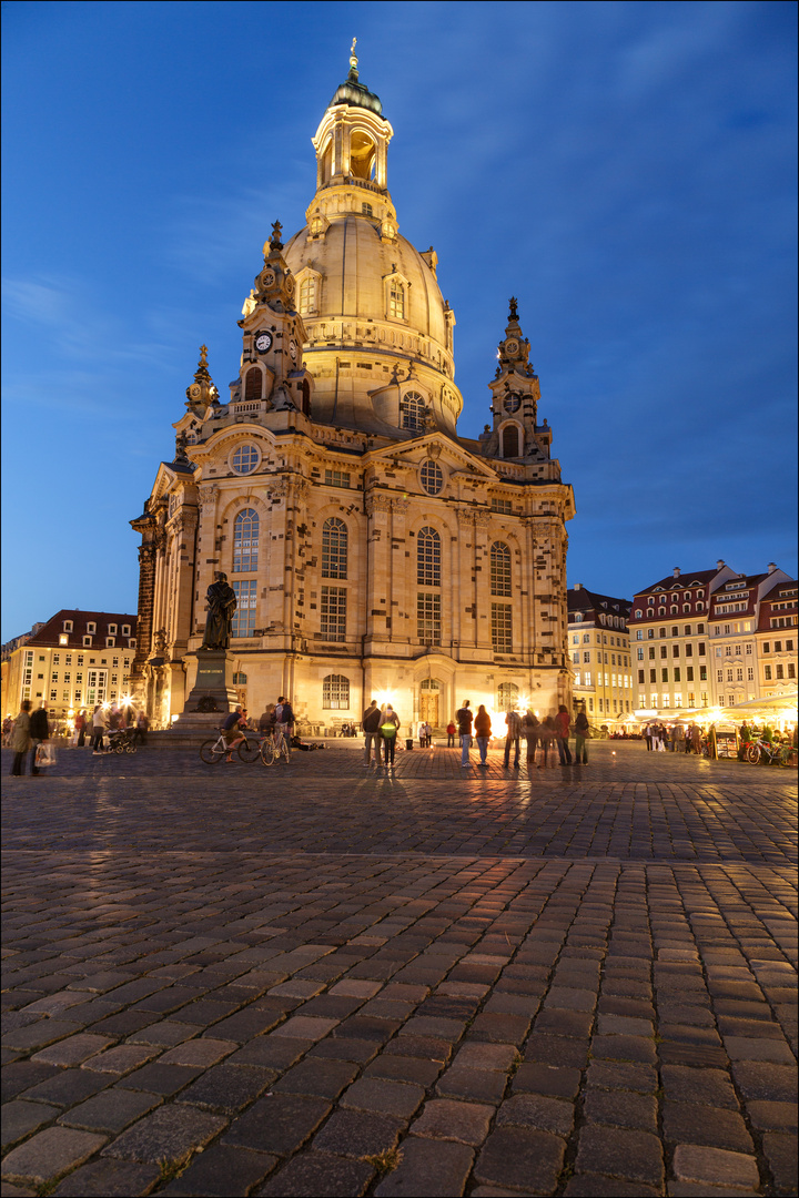 Spontaner Schnappschuss von der Frauenkirche zu Dresden