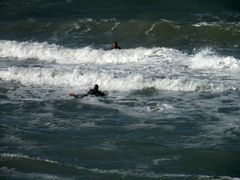 Sport ; Abenteuer ; Leichtsinn ; Wellenreiten bei Windstärke 8 vor Skallerup !