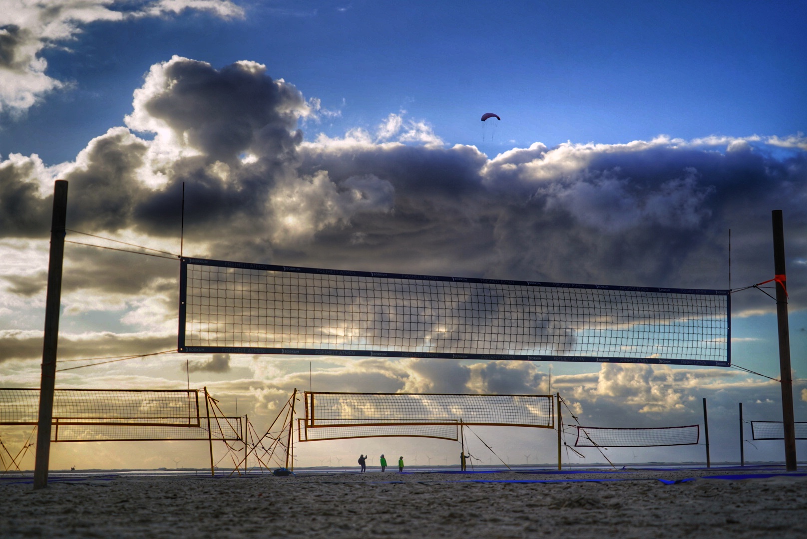 Sport am Strand.. 