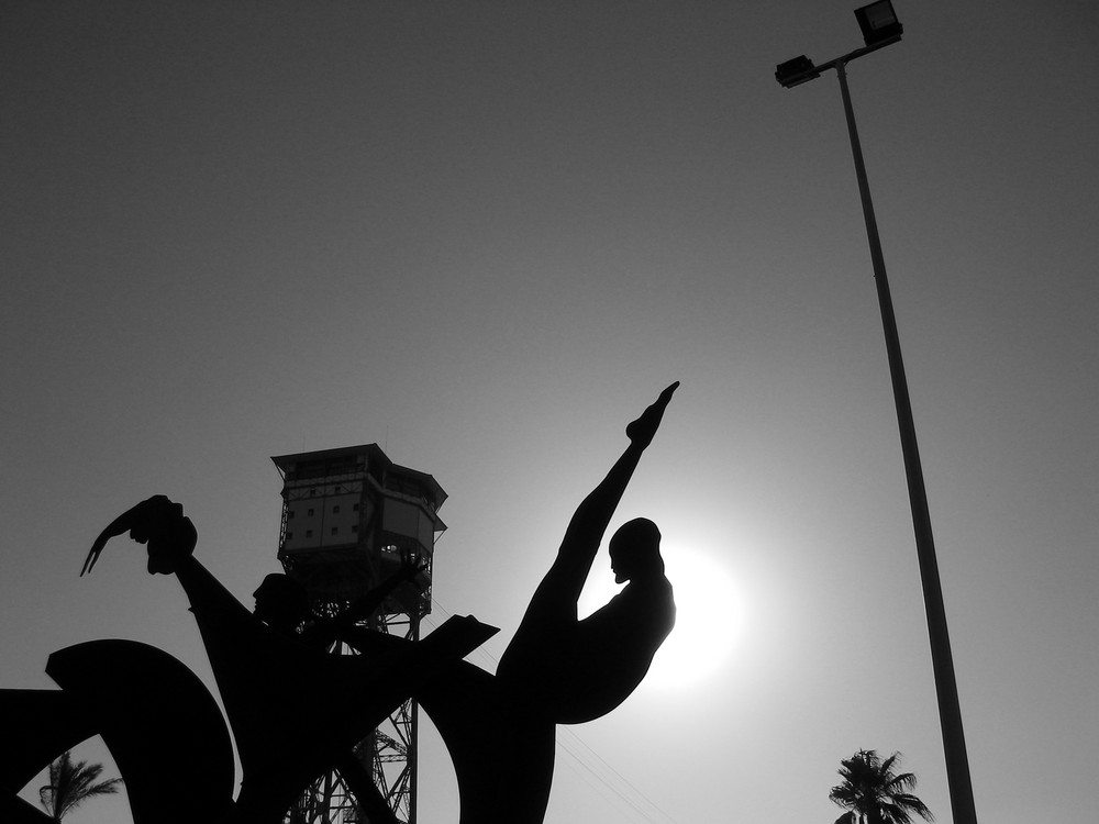 Sport en contre jour