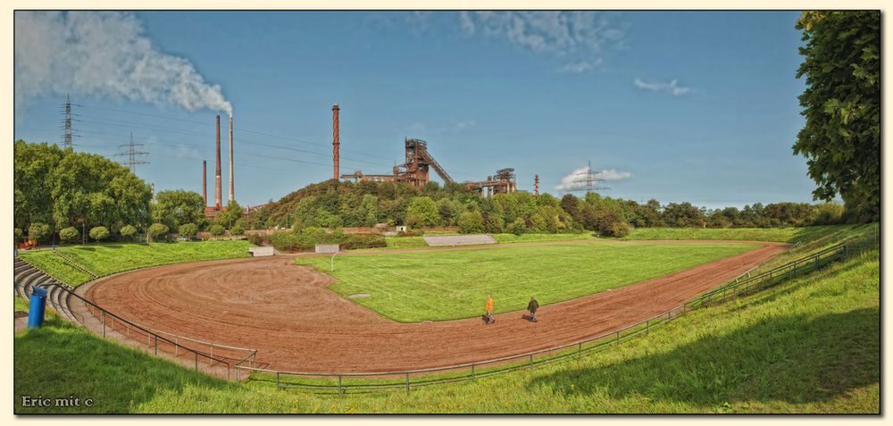 Sport im Schatten des Hochofens