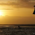 Sport vor Sonnenuntergang