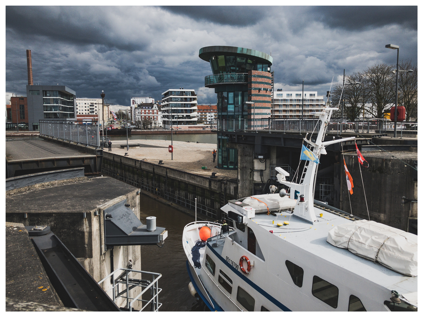 Sportbootschleuse Bremerhaven 