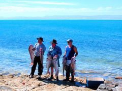 Sportfischer am Spencer Gulf
