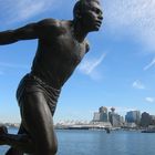 Sportler-Statue im Stanley Park