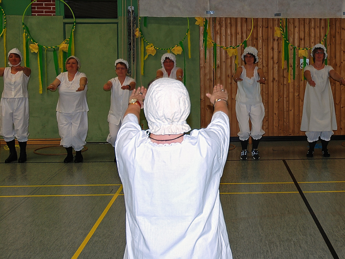 Sportlerinnen in Aktion