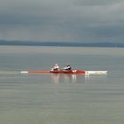 Sportlich unterwegs auf dem Bodensee...