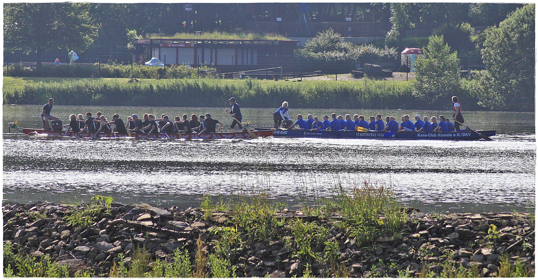 Sportliche Aktivitäten auf dem Schiedersee