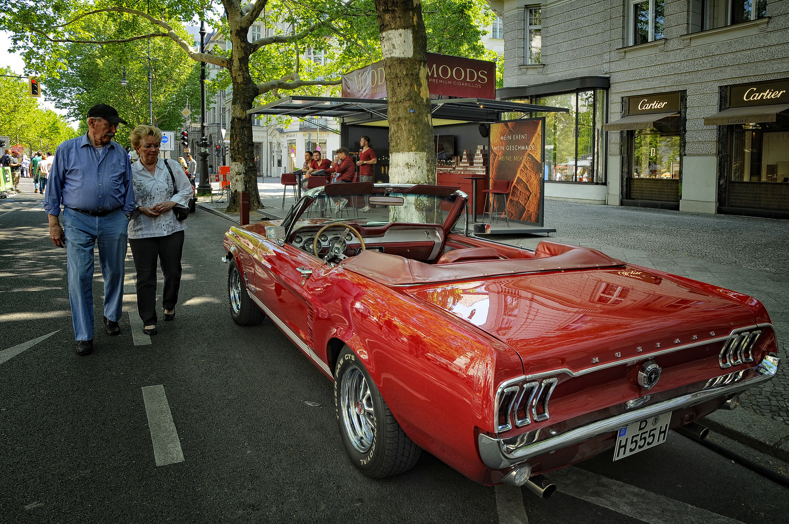 Sportliches in Rot - Mustang Oldtimer