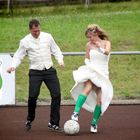 Sportplatz Hochzeit