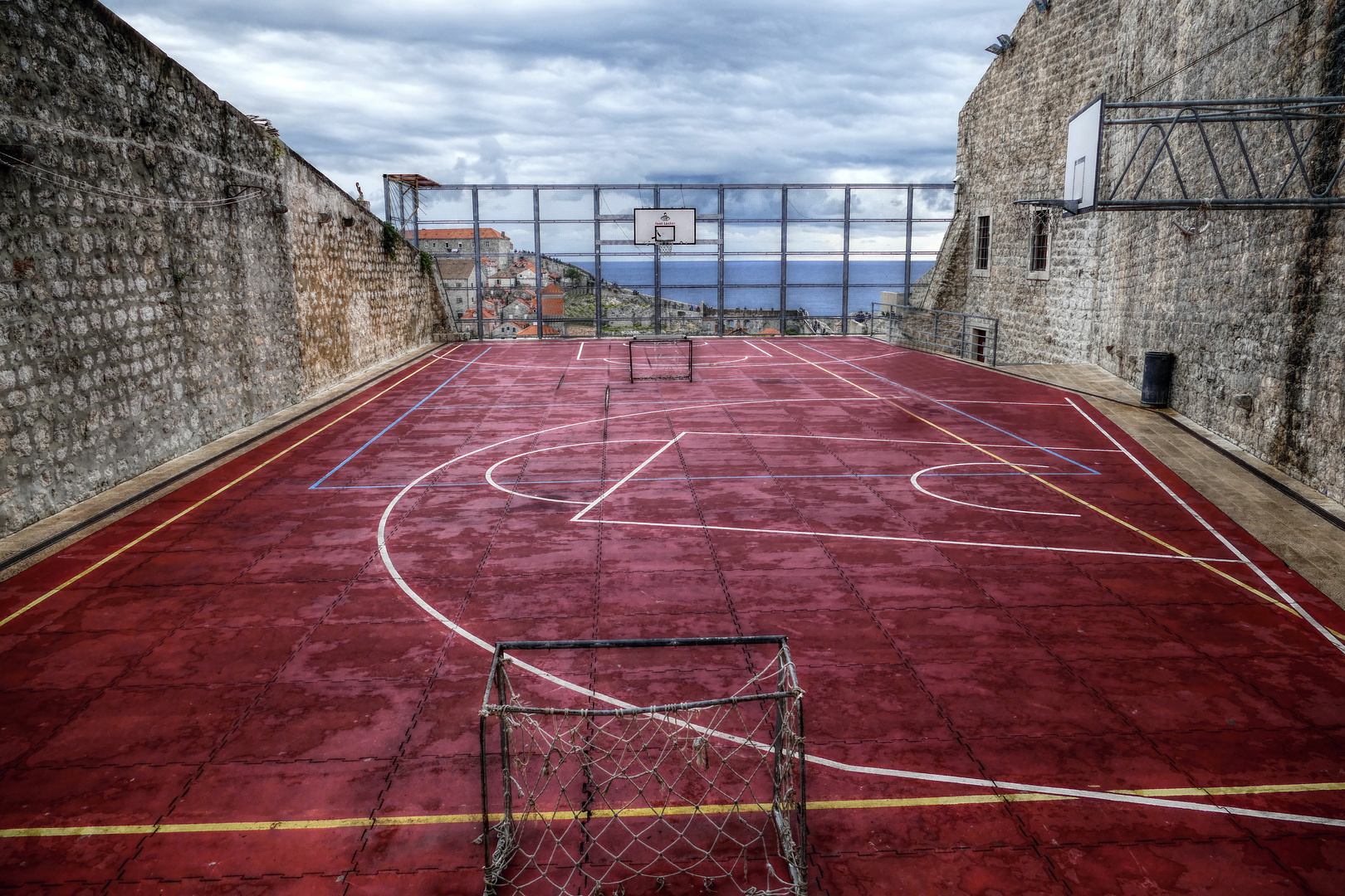 Sportplatz in Dubrovnik