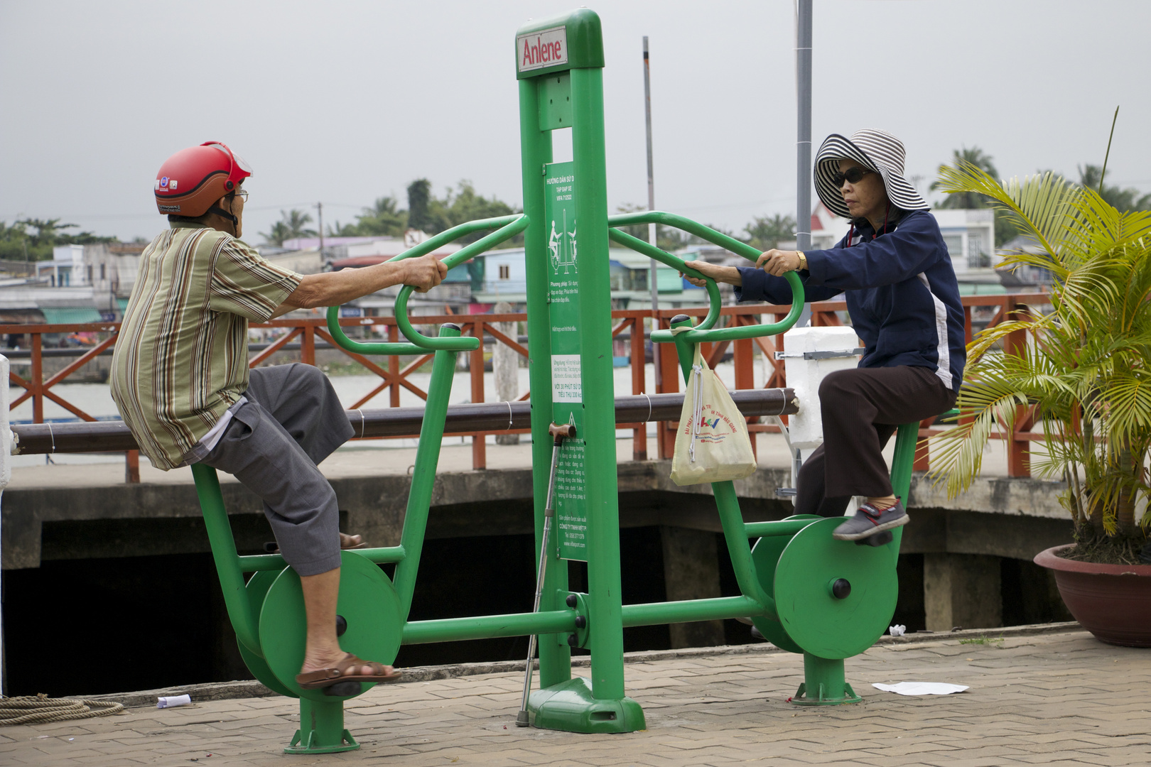 Sportsfreunde in Vietnam