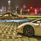 Sportwagen vor Hong Kong