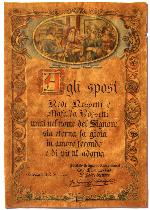 Sposi-11 Febbraio 1937