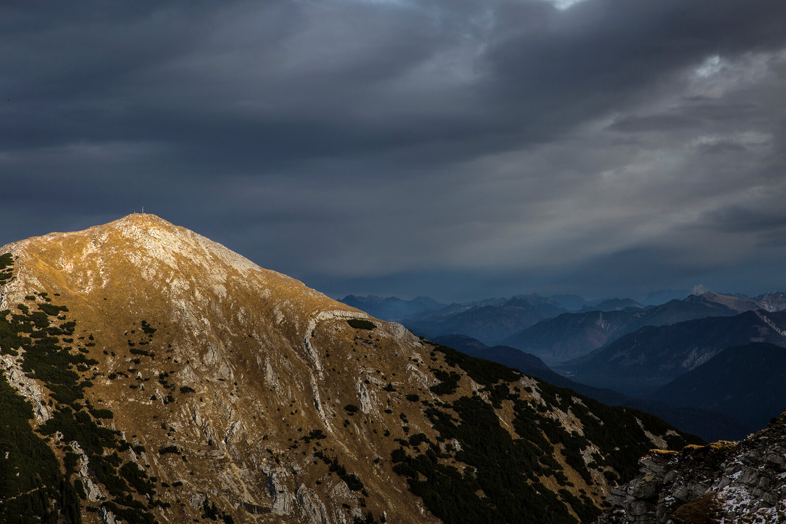 Spotlight auf den Krottenkopf 