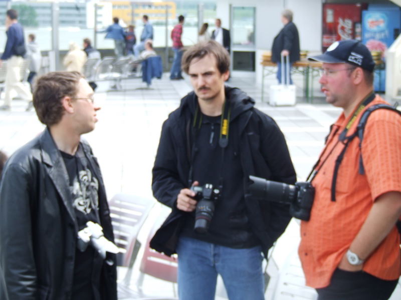 Spotter-Crew beim Fachsimpeln CGN 13.05.07