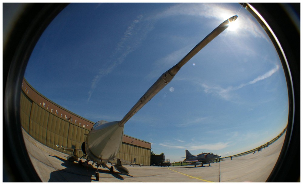 Spotterday in Wittmund mit Fisheye Starfighter F- 104